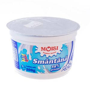 Smantana Moisi, 25% grasime, 200 g