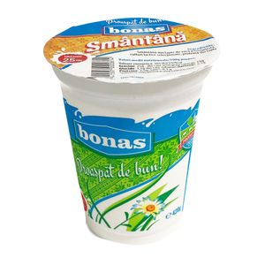 Smantana Bonas, 25% grasime, 420 g