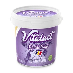 Smantana Vitalact, 25% grasime, 900 g