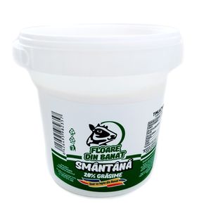 Smantana Floare din Banat, 20% grasime, 900 g