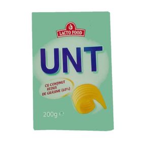 Unt Lacto Food, 60% grasime, 200 g