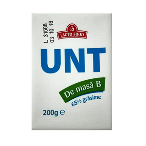 Unt de masa LactoFood, 65% grasime, 200 g