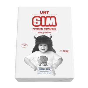 Unt Sim, 82% grasime, 200 g