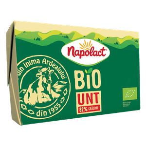 Unt BIO Napolact, 82% grasime 180 g