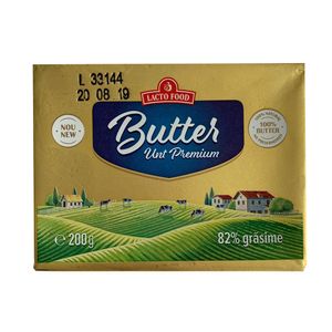 Unt Premium Lacto Food, 82% grasime, 200 g