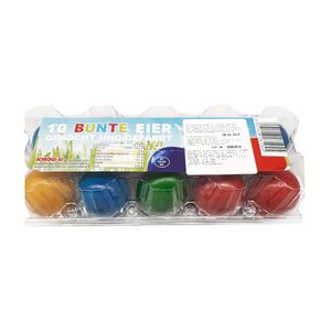 Oua de Paste fierte si vopsite 10 bucati