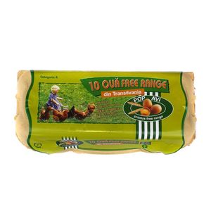 Oua de gaina, Pop Avi, marime M, cod 1, 10 bucati