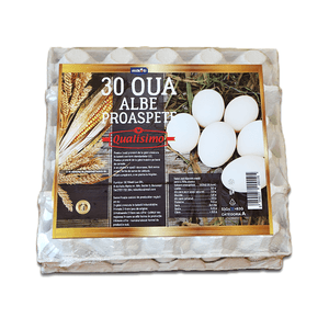 Oua de gaina, Qualisimo, marime M, cod 2, 30 bucati