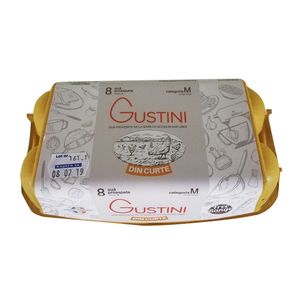 Oua de gaina, Gustini, marime M, cod 1, 8 bucati