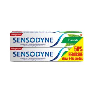 Pasta de dinti Sensodyne Fluoride, 2 x 100 ml