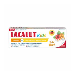 Pasta de dinti Lacalut Kids, pentru copii 2-6 ani, 55 ml