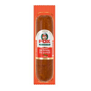 Salam taranesc Fox cu sunca, 500 g