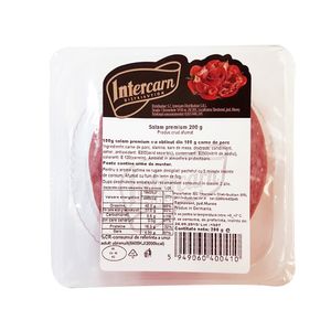 Salam premium Intercarn, 200 g