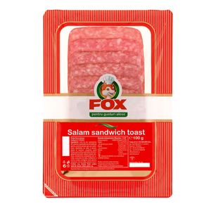 Salam sandwich Fox toast feliat, 100 g