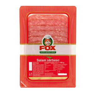 Salam sarbesc Fox gastro feliat, 100 g