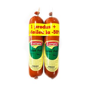 Salam porc Campis 500 g, 1 + al 2lea la -50%