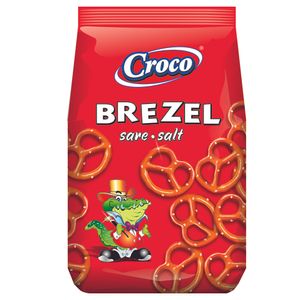 Snacks Croco Brezel cu sare, 80 g