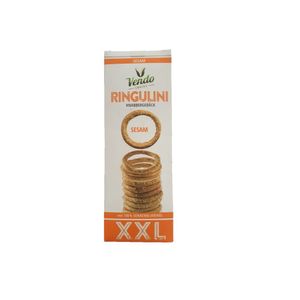 Snacks Ringulini XXL cu susan, 230 g