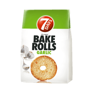 Rondele cu usturoi Bake Rolls 7 Days, 80 g