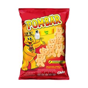 Snacksuri din cartofi cu sare Pom-Bar, 50 g