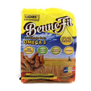 Grisine cu seminte de in si ulei de masline Bennefit, 100 g