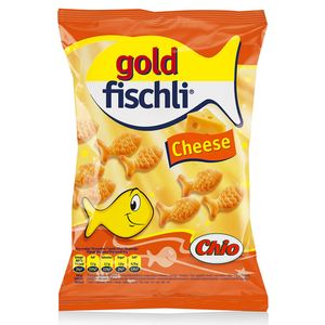 Snacks cu branza Chio Gold Fischli, 100 g