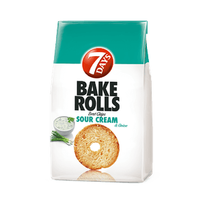 Bake Rolls 7 Days cu smantana si ceapa, 80 g
