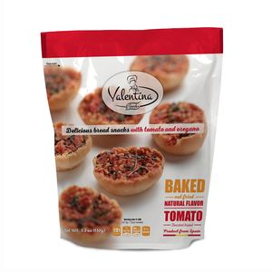 Paine coapta Valentina Snacks cu rosii si oregano, 150 g