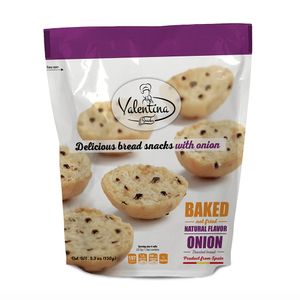 Paine coapta Valentina Snacks cu ceapa, 150 g