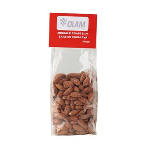 Migdale coapte cu sare de Himalaya Olam, 250g