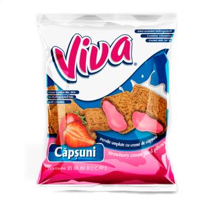 Pernite cu capsuni Viva, 200 g