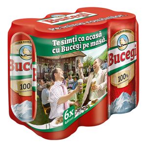 Bere blonda Bucegi, 6 x 0.5 l