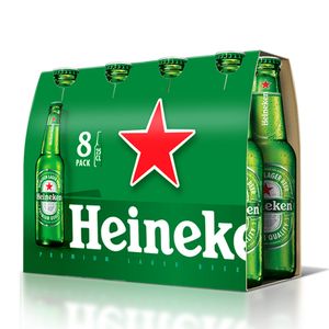 Bere blonda Heineken, 8 x 0.25 l