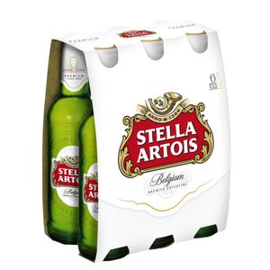 Bere blonda Stella Artois, 6 x 0.33 l