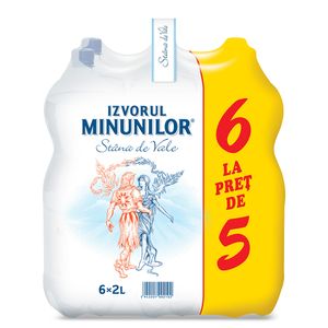 Apa carbogazoasa minerala Izvorul Minunilor, 6 x 2 l