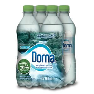 Apa plata Izvorul Alb Dorna, 4 x 0.5 l