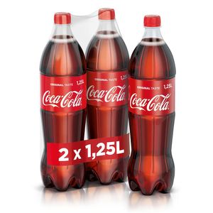 Bautura carbogazoasa Coca-Cola, 2 x 1.25 l