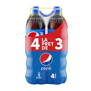 Bautura carbogazoasa Pepsi, 4 x 1.25 l