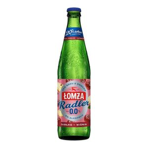Bere blonda fara alcool cu aroma de pepene rosu Lomza Radler, 0.5 l