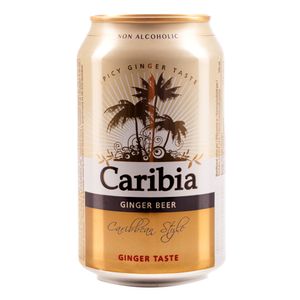 Bere blonda fara alcool cu ghimbir Caribia, 0.5 l