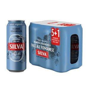 Bere aramie fara alcool Silva, 6 x 0.5 l