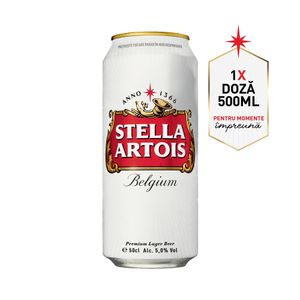Bere blonda Stella Artois, 0.5 l