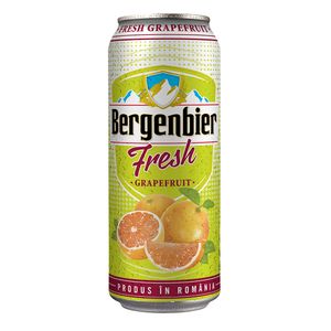 Bere blonda cu aroma de grapefruit Bergenbier Fresh, 0.5 l