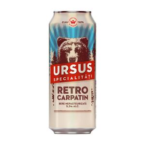 Bere nepasteurizata Ursus Retro, 0.5 l