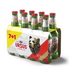 Bere Ursus Premium, 8 x 0.33 l