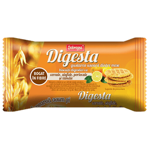 Biscuiti cu cereale, stafide, portocale si lamaie Digesta, 84 g