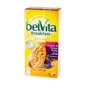 Biscuiti cu fructe de padure Belvita, 300 g