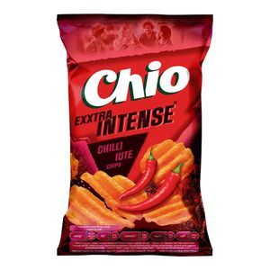 Chipsuri cu chili iute Chio Intense, 125 g