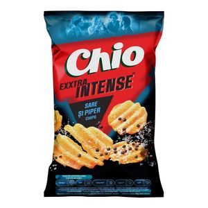 Chipsuri cu sare si piper Chio Intense , 125 g