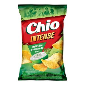 Chipsuri cu smantana si patrunjel Chio Intense, 30g